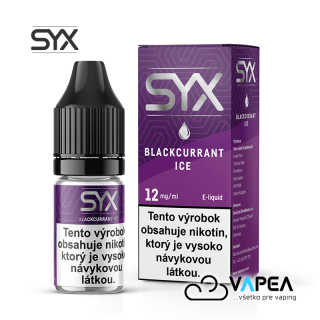 e-liquid SYX classic Blackcurrant Ice 10ml - 12mg