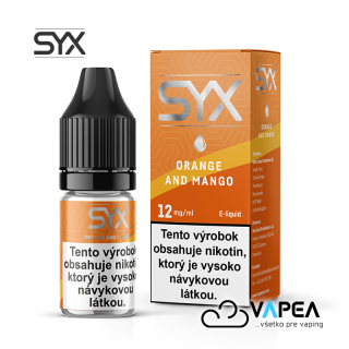 e-liquid SYX classic Orange and Mango 10ml - 12mg