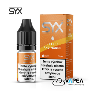 e-liquid SYX classic Orange and Mango 10ml - 6mg