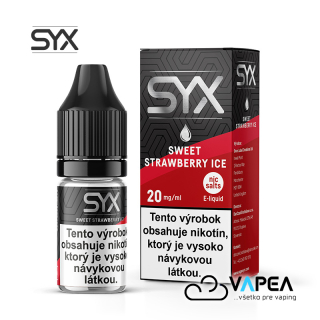 e-liquid SYX NS Sweet Strawberry Ice 10ml - 20mg