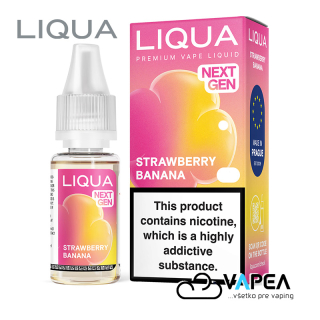 LIQUA Elements Strawberry Banana 10ml 6mg nikotínu