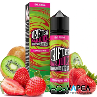 Juice Sauz Drifter Shake & Vape Strawberry Kiwi Longfill 12ml