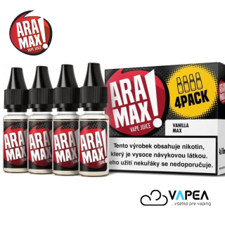 ARAMAX 4Pack Vanilla Max 4x10ml 18mg
