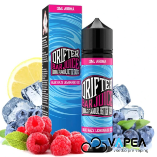 Juice Sauz Drifter Shake & Vape Blue Razz Lemonade Ice 12ml