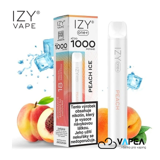IZY VAPE ONE+ Peach Ice 18 mg 1000 poťahov