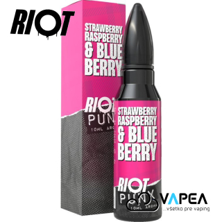 Riot Punx Shake & Vape Strawberry Raspberry & Blueberry 10ml