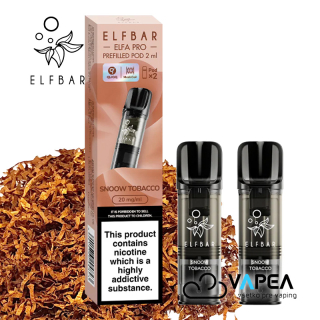 Elf Bar ELFA Pods cartridge 2Pack Snoow Tobacco 20mg
