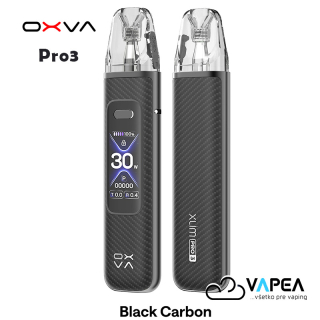 OXVA Xlim Pro 3 Pod Kit 1500 mAh Black Carbon 1 ks