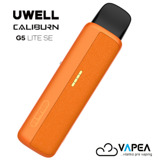 Uwell Caliburn G5 Lite SE Pod 1600mAh Orange Leather