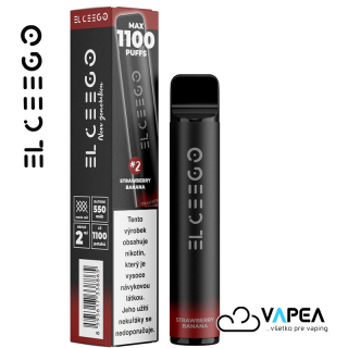 EL CEEGO Strawberry Banana 16,5mg 1100 Pufs