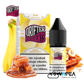 e-liquid Drifter Desserts Salts Banana Caramel Waffle 10ml - 20mg