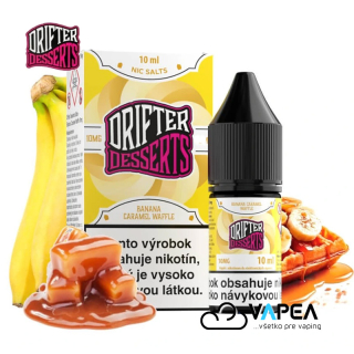 e-liquid Drifter Desserts Salts Banana Caramel Waffle 10ml - 10mg