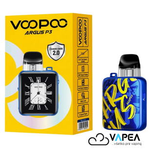 VOOPOO ARGUS P3 Pod Kit 1500mAh Blue Leather