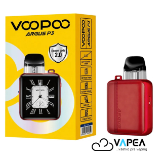 VOOPOO ARGUS P3 Pod Kit 1500mAh Red Leather