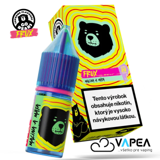 e-liquid Go Bears Frux Malina a Mäta 10ml - 20mg