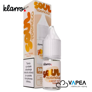 e-liquid Klarro Soul Salt Biscuit Butter Tobacco 10ml - 20mg