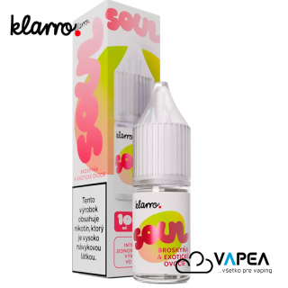 e-liquid Klarro Soul Salt Broskyňa a Exotické Ovocie 10ml - 20mg