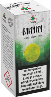 e-liquid Dekang Banana 10ml - 3mg (Banán)