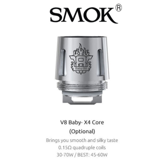 SmokTech atomizér TFV8 BABY X4 CORE 0,15ohm