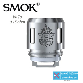 SmokTech atomizér TFV8 BABY T8 0,15ohm