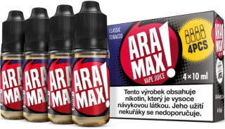 ARAMAX 4Pack Classic Tobacco 4x10ml 6mg