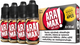 ARAMAX 4Pack Sahara Tobacco 4x10ml 3mg
