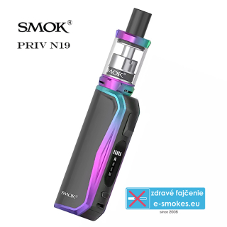 Smoktech Priv N19 1200mAh - 7-Color Black