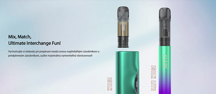 možno použiť prázdne aj predplnené cartridge