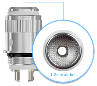 ego one 1ohm s otvorom 1,8 mm pre  inhalovanie do ust