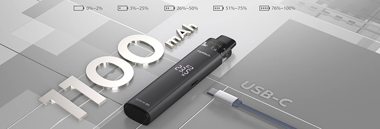 NEPRERUŠENÉ VAPOVANIE S NABÍJANÍM USB-C