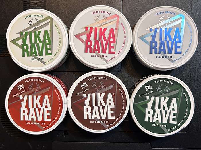 ponuka kofeínových vreciek VIKA RAVE