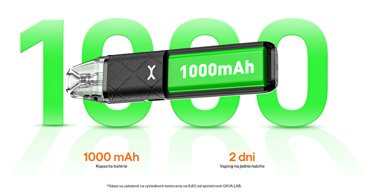 batéria prístroja umožňuje používať prístroj 2 dni bez nutnosti nabíjnia batérie 