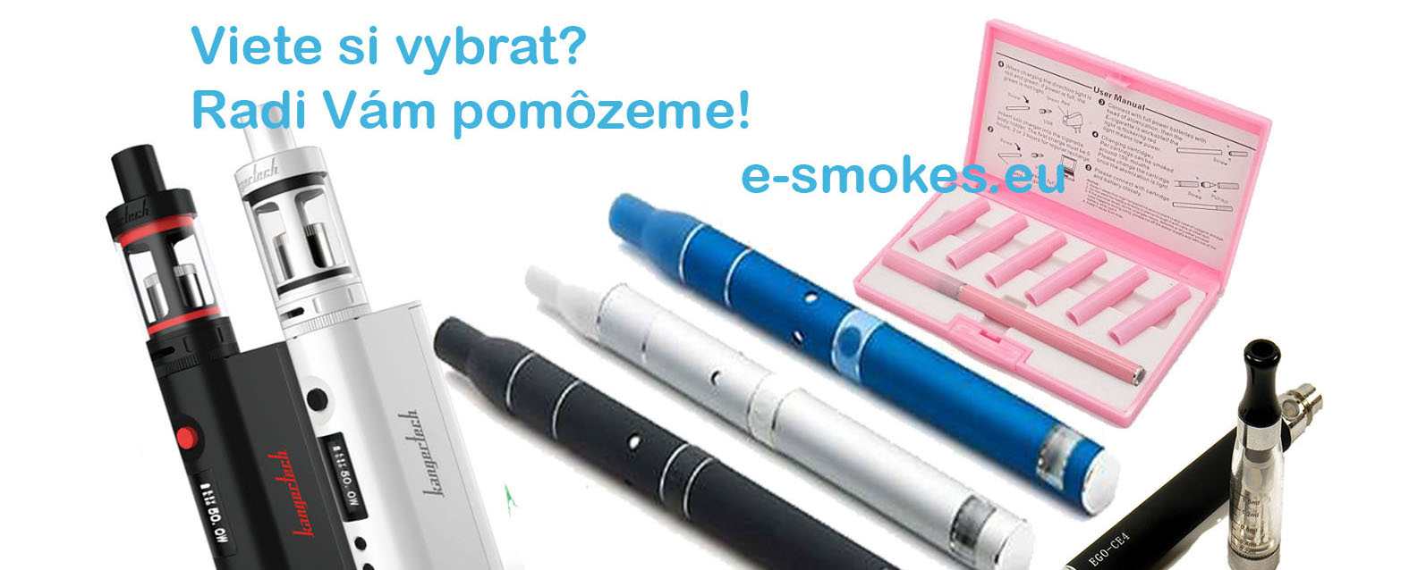 typy rôznych elektronických cigariet