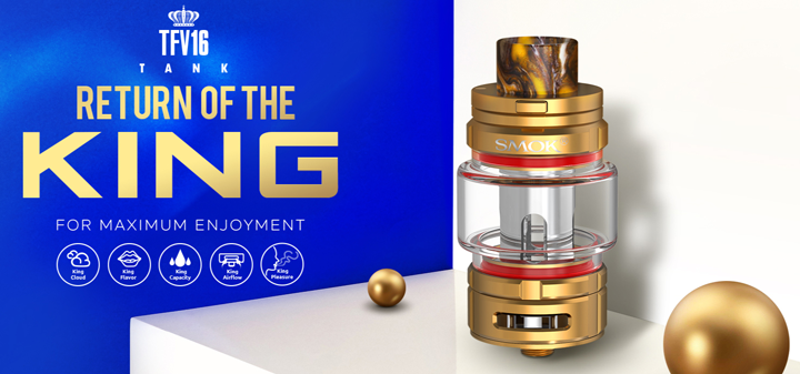 nový clearomizér  Smoktech TFV16 je kráľ