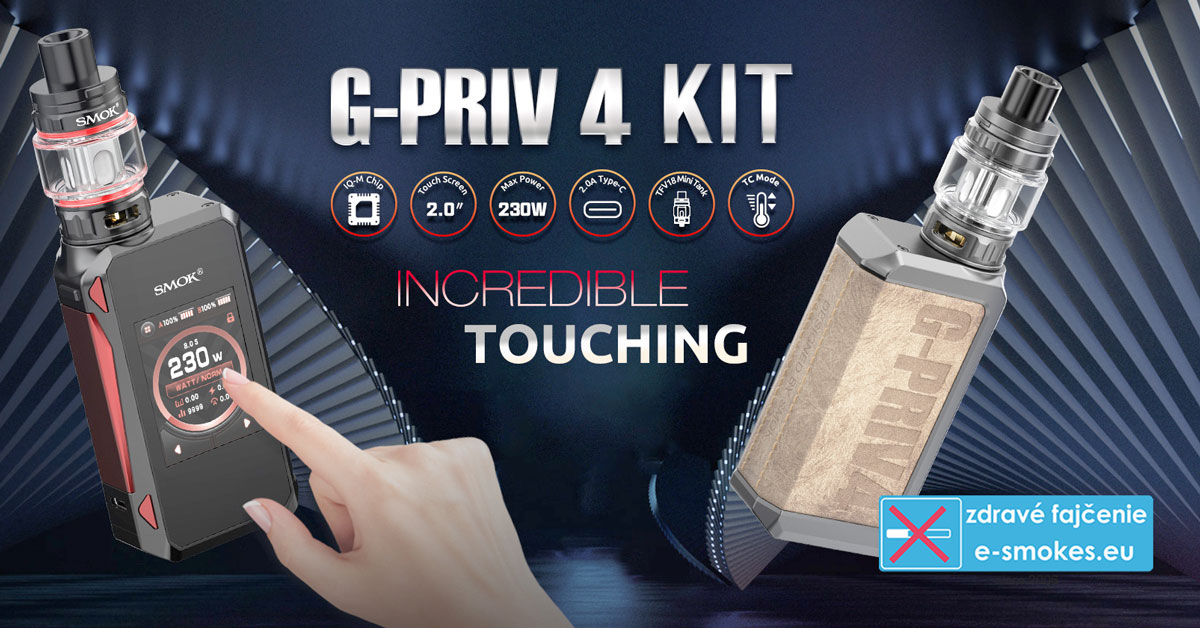 Smoktech full kit G-PRIV4 popis produktu