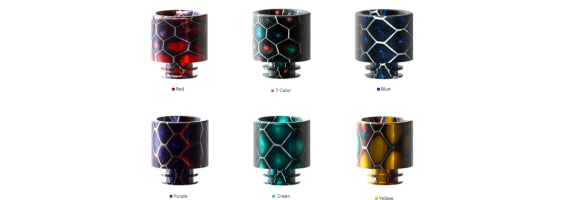 nové farby náustkov