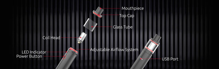 popis komponentov elektronickej cigarety