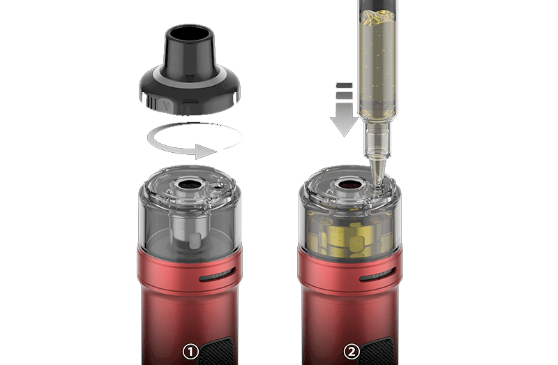 plnenie e-liquidu do elektronickej cigarety