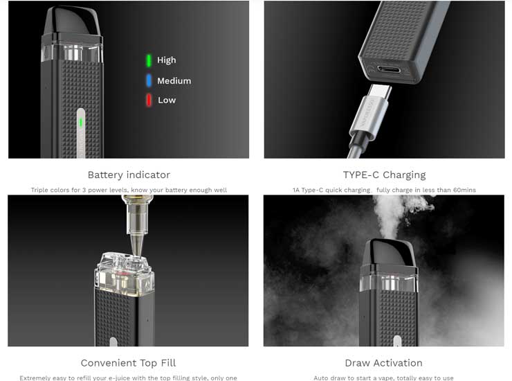 popis produktu Vaporesso XROS mini pod